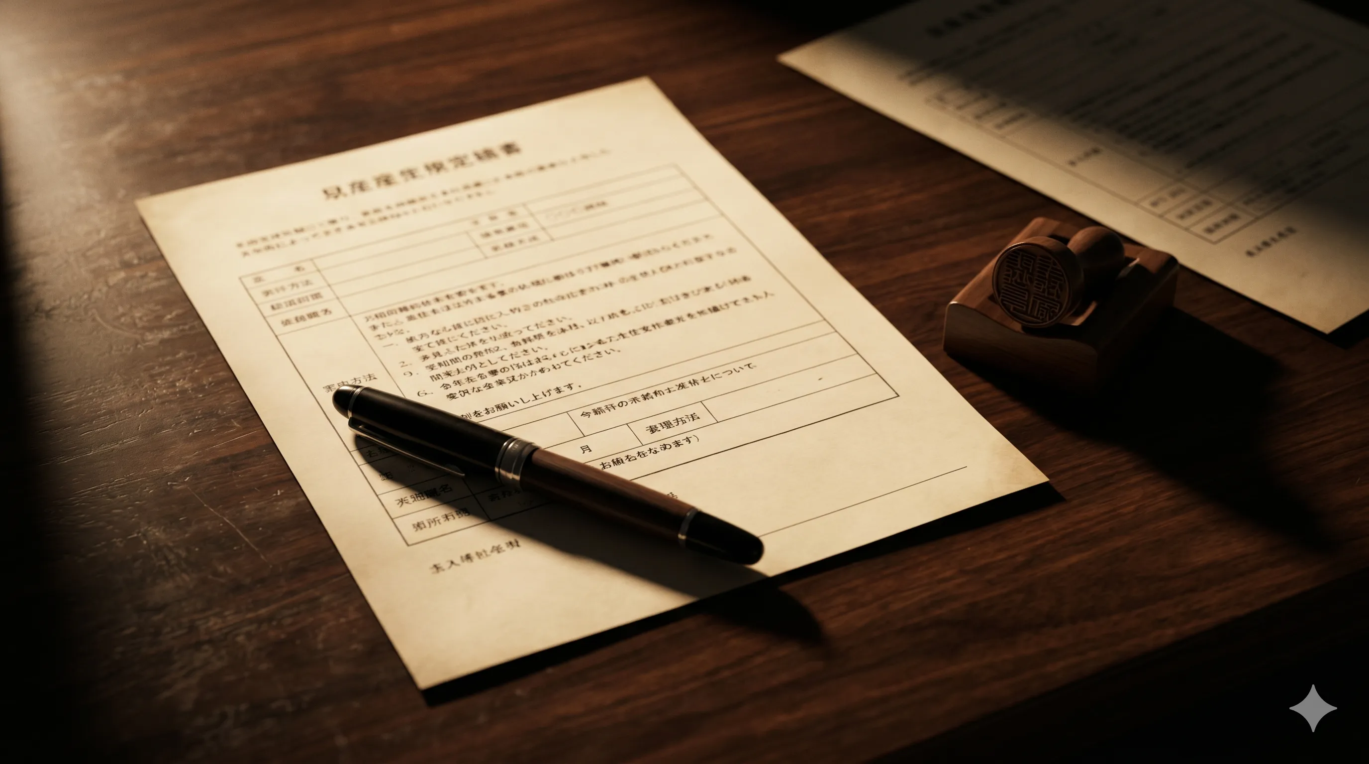 Japanese real estate listing agreement