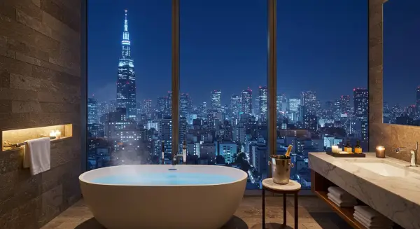 An ultra-luxury residence with a Tokyo Tower view
