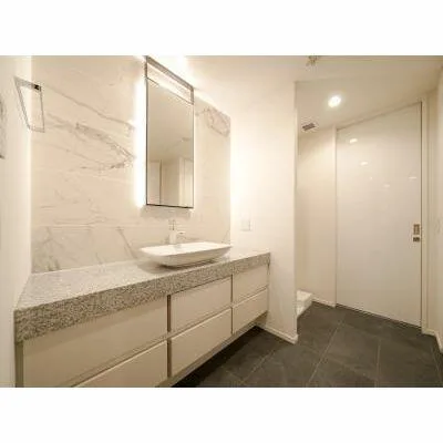 The Parkhouse Grand Kamiyamacho 314: Vanity and washroom